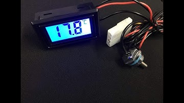 BXQINLENX Celsius LCD Temperature G 1/4" Digital Thermometer  for Computer Water Cooling System