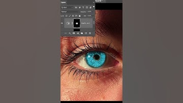 Photoshop Tutorial 2024, Transform Eye color creatively #shorts #shortsvideo