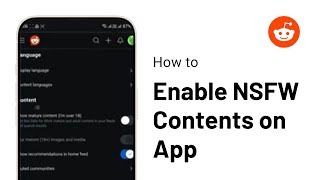 How to Enable NSFW Contents on Reddit