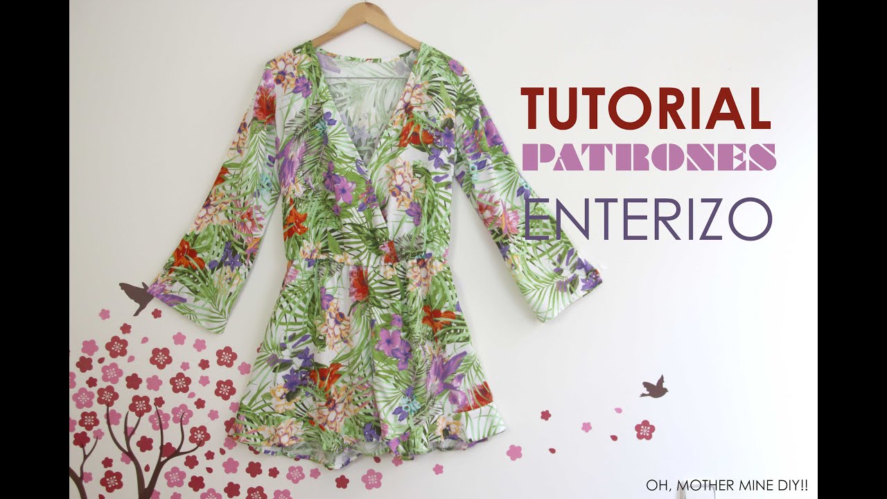 diy tutorial y patrones mono enterizo estampado youtube diy tutorial y patrones mono enterizo estampado youtube