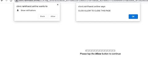 Rainfraest.online push notifications (removal solution).