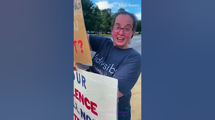 Watch as 'Good Troubles Lives On' protest in Columbus, GA unfolds