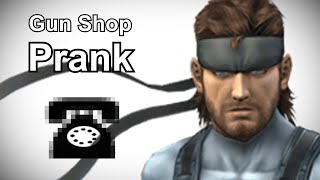 Solid Snake Calls Gun Shops - Metal Gear Prank Call screenshot 4