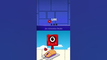 Geometry Dash vs Sprunki OC One Numberblock Phase 2 #sprunki #numberblocks #incredibox