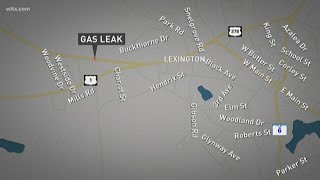 Gas Leak Shuts Down Traffic in Lexington
