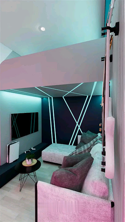 Kamar Tidur Gaming Konsep Mezzanine 4x4 Meter