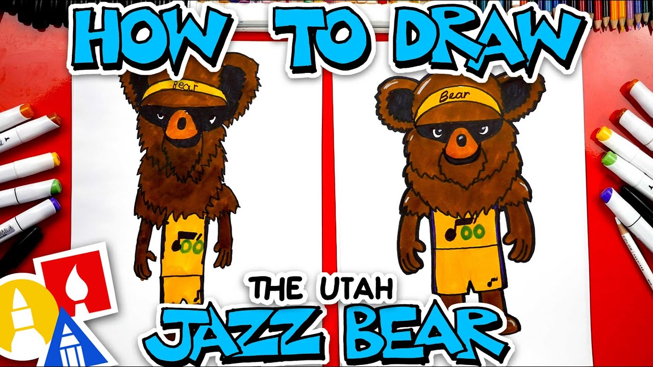 Tutorial: How To Draw Benny The Bull 🏀🏀🏀 