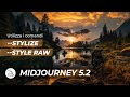 Tutorial MIDJOURNEY 5.2: i comandi STYLIZE e STYLE RAW