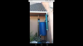 RECOGER AGUA DE LLUVIA Filtro automático para agua de lluvia por el genio JAVIER HUNT