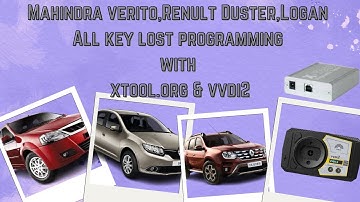 Mahindra verito  all key lost , Renault Logan ,Duster. With Xtool.org &vvdi2 #vvdi #xtool #mahindra