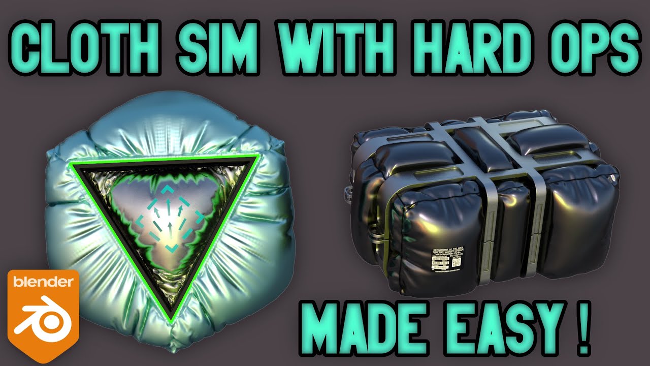 Cloth Simulation Made Easy With Hard Ops!