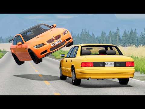 Видео: High Speed Traffic Car Crashes #181 - BeamNG Drive | CrashBoomPunk