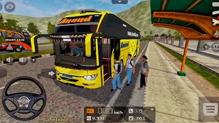 Bus Simulator Indonesia | #55 | Anand Bus Pickup Passenger Gameplay Game Liker Pro On YouTube screenshot 3