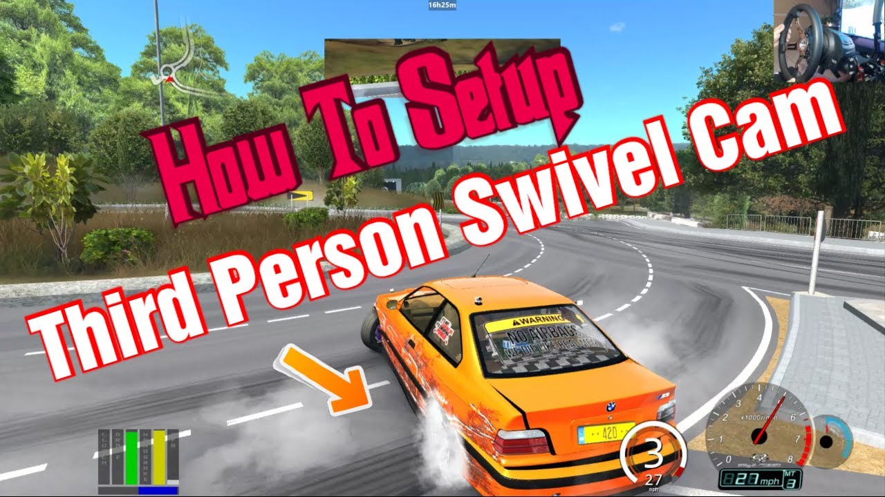 Assetto Corsa How To Setup Third Person Swivel Camera Youtube