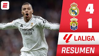 Thumbnail for REAL MADRID ES LÍDER tras GOLEAR 4-1 a LAS PALMAS con DOBLETE DE MBAPPÉ | RESUMEN | La Liga