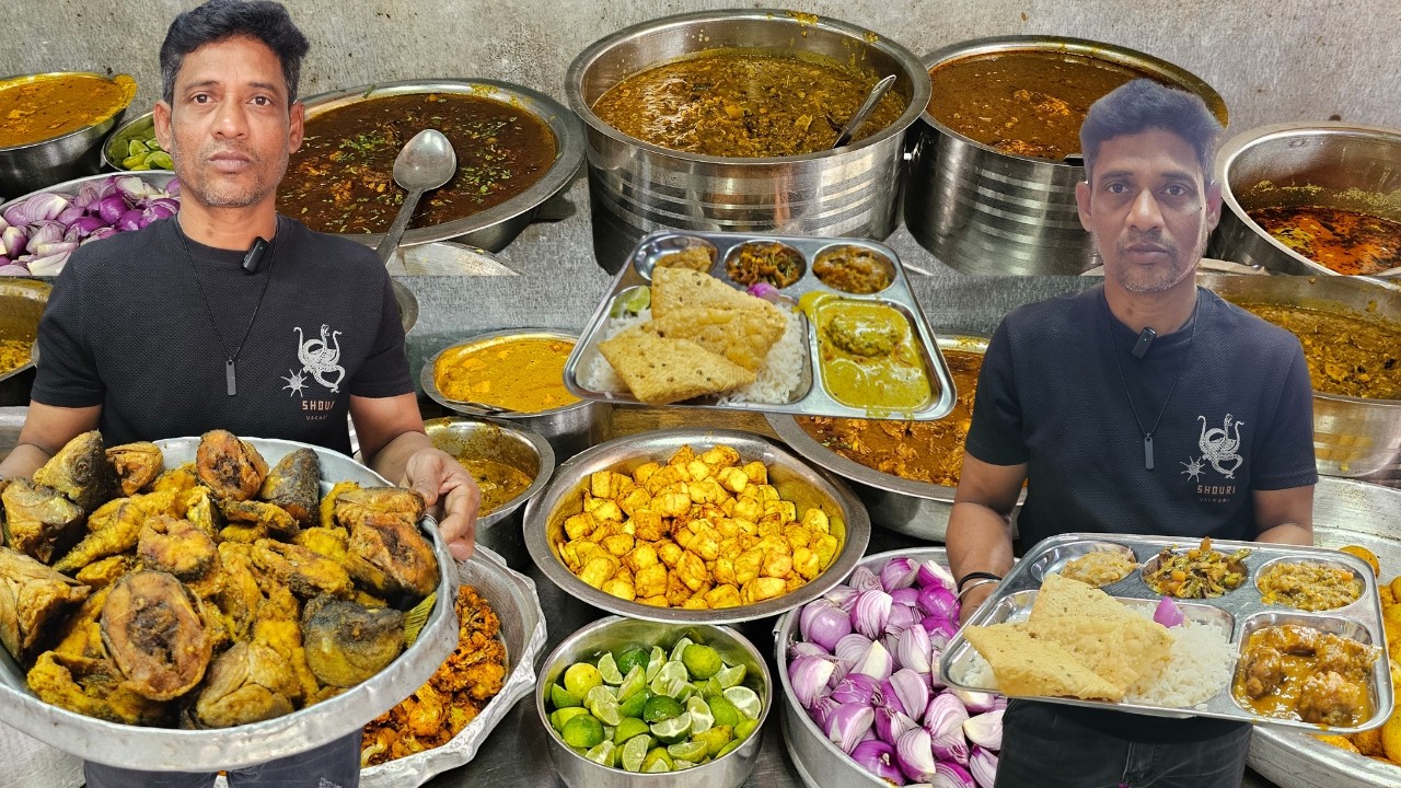 Unlimited Meal Rs.70/-Only / Best Veg & Nonveg Thali In Bhubaneswar / Street Food India