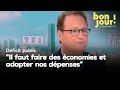 Dficit  il faut faire des conomies et adapter nos dpenses assure sylvain maillard