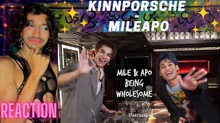 MileApo being the most wholesome duo for 18 minutes | KinnPorsche | MY FIRST MileApo VIDEO|REACTION