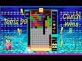 Tetris 99  clutch wins compilation linkachuinhalez