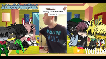 My Oc gacha react to tal_on TikTok |⚠️MY AU⚠️| Gacha Life |