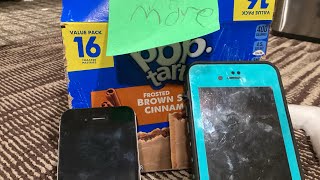 5 iPhone mystery  box old to new. In a pop tart. Box???