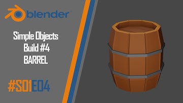 Blender Tutorial | SUPER-EASY | LOW-POLY-BARREL | Modelling & Materials | Blender 3.0