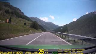 Datakam G5 PRO Test  Italia SS21 road Alps