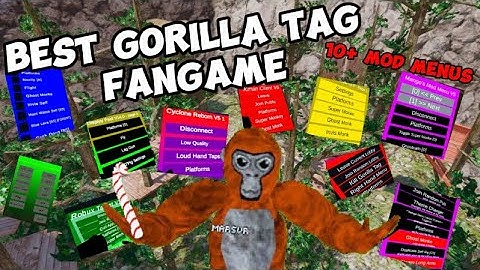 The Best Gorilla Tag Fan Game EVER! | 10+ Mod Menus | Custom Cosmetics And More!