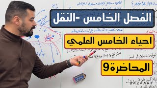 احياء الخامس العلمي | الفصل الخامس | النقل | المحاضرة 9