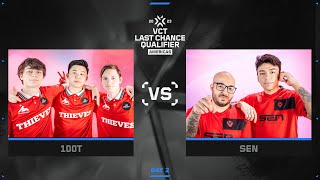 100T vs. SEN - VCT Americas LCQ - Day 2 - Map 3