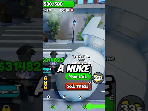 Nuke Madness In Skibidi Tower Defense Roblox