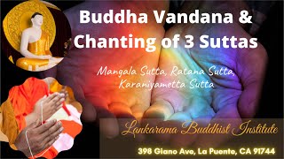 ... this is part of the weekly chantings lankarama buddhist insti...