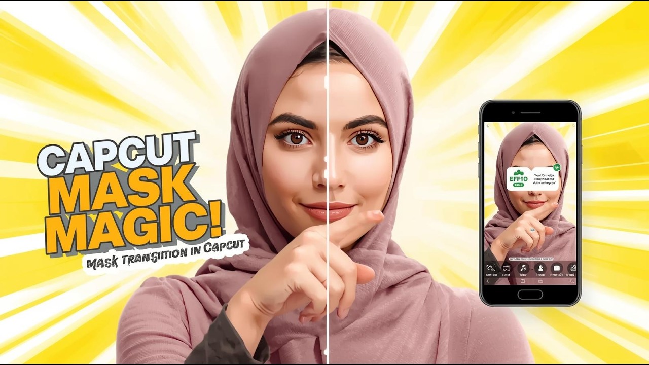 Smooth Mask Magic - Learn How to Make Trendy Mask Transitions in CapCut ...