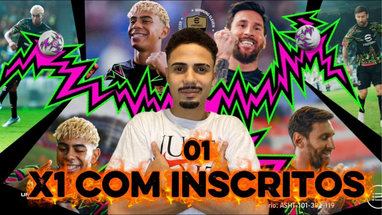 PRIMEIRA LIVE JOGANDO EFOOTBALL MOBILE COM INSCRITOS 🤩