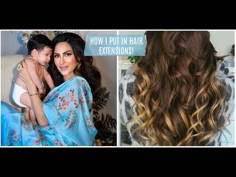 video about 140g Balayage B2/6# Clip In Hair Extensions