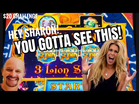 YOU GOTTA SEE THIS! Zodiac Lion slot! BONUS! Full screen?!?! WOW!