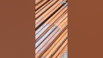 Rust removal process of steel bars, good #tools for easy work #shorts