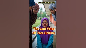 The Last Voice Of Zara Qairina. | Sofia Rahmah. #justiceforzara #shorts #shortvideo