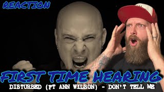 DISTURBED: Don't Tell Me - Ft. Ann Wilson (HEART) // REACTION