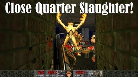 Doom 2: First attempt of map Close Quarter Slaughter! - by Soulless ~~ UV & COMMENTARY & drinks