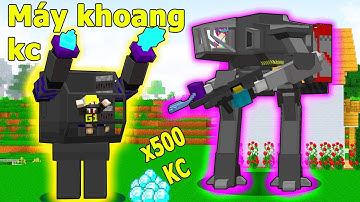 ONE VÀ NOOB YETI CHẾ TẠO THÀNH CÔNG ROBOT HIỆN ĐẠI CÓ MÁY DÒ KIM CƯƠNG TRONG MINECRAFT