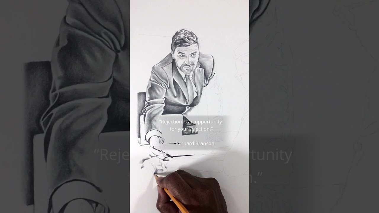 Video Advertising Detailed Pencil Art by DrawAdz: