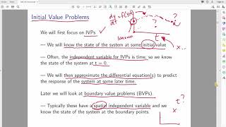 Initial Value Problems - Part 1