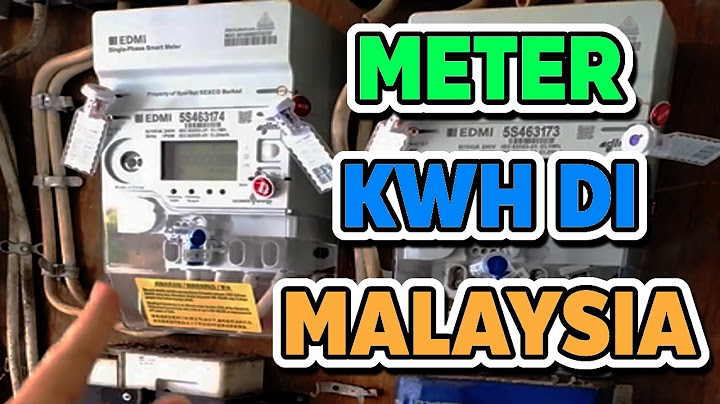 Meter KWH di Malaysia || Patroli dari Atap Sampai Tangga :D