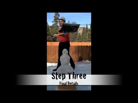 Video: How To Make A Snow Woman