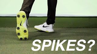 Can Shoes Change Your Swing? // Spikes VS. Spikeless + Barefoot Golf