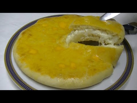 Hačapuri megreljski. Хачапури по Мегрельски. მეგრული ხაჭაპური. Gruzijska pita sa sirom. M kuhinja.