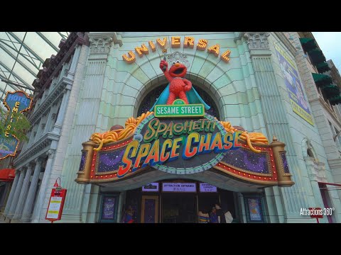 Spaghetti Space Chase Dark Ride - Universal Studios Singapore Theme Park