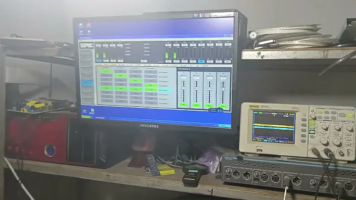 LA8 4 input 4 output dsp software control power amplifier feedback and the actual sound of it！