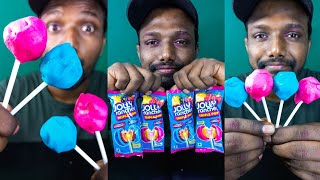 blueberry strawberry raspberry mango lolipop mukbang ASMR